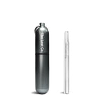 The Last Straw - TITANIUM -  The reusable + portable telescopic straw with keychain case