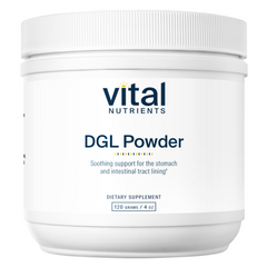 Vital Nutrients DGL Powder (Deglycyrrhizinated Licorice) - 120g