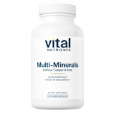 Vital Nutrients Multi-Minerals Citrate/Malate Formula (No Copper or Iron) - 120 Capsules