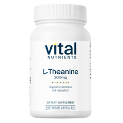 Vital Nutrients L-Theanine 200mg - 60 Capsules