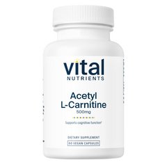 Vital Nutrients Acetyl L-Carnitine 500mg - 60 Capsules