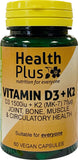 Health Plus Vitamin D3 + K2