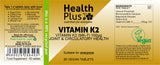 Health Plus Vitamin K2 100µg