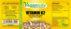 Veganicity Vitamin K2 (MK-7) 100µg
