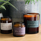 Hayes & White Wild Rosarium Essential Oil Candle | Small – 120g | Rose & Geranium | Soy Wax | Hand-Poured in Sussex