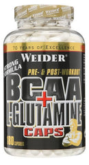 BCAA + L-Glutamine Caps - 180 caps | Weider