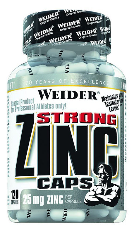 Strong Zinc, 25mg - 120 caps | Weider