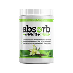 Absorb Element+ Vegan Unsweetened Vanilla Brulée - 1kg | Imix Nutrition
