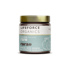 Lifeforce Organics Activated Raw Cacao Spread with Orange Oil & Italian Hazelnuts 220g x 6 CASE