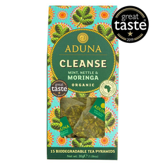 Aduna Cleanse Mint, Nettle & Moringa Organic 15 Tea Pyramids