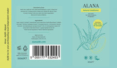 Alana Natural Conditioner Hydrating Aloe Vera & Avocado 100ml (Travel Size)