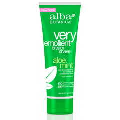 Alba Botanica Very Emollient Cream Shave Aloe Mint 227g