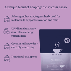 HotTea Mama And Breathe... Hot Chocolate With Ashwagandha 280g