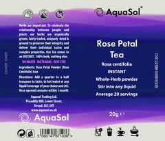AquaSol Rose Petal Tea (Organic) 20g
