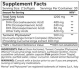 Aqua Biome Fish Oil + Meriva Curcumin 60's