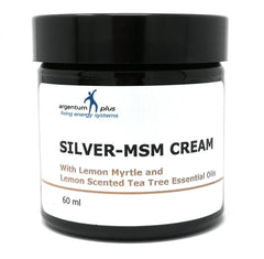 Argentum Plus Silver-MSM Cream with Lemon Myrtle and Lemon Scented Tea Tree 60ml