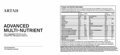 Artah Advanced Multi-Nutrient 120s