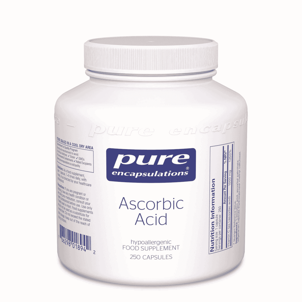 Pure Encapsulations Ascorbic Acid 250s