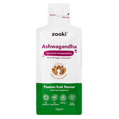 Zooki Ashwagandha Liquid Sachet Passion Fruit Flavour 15ml SINGLE