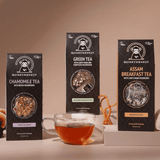 Quirky Monkey Assam Breakfast Tea with Lion's Mane Mushroom 15 Pyramid Teabags