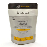 Balanced Vitamin D3 (2000iu) (Refill Pack) 60's