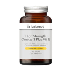 Balanced High Strength Omega 3 Plus Vit E 50's