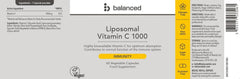 Balanced Liposomal Vitamin C 1000 60's