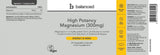 Balanced High Potency Magnesium (300mg) 30s