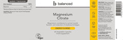 Balanced Magnesium Citrate 60's