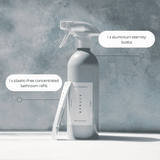 Spruce Bathroom Cleaner Starter Kit 1 Reusable Bottle + 4g Refill (500ml)