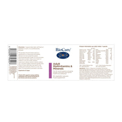 BioCare Adult Multivitamins & Minerals 90's