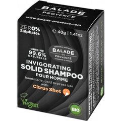 Balade En Provence Invigorating Solid Shampoo for Men 40g