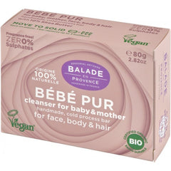 Balade En Provence Bebe Pur Cleanser Bar for Baby & Mother 80g