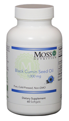 Moss Nutrition Black Cumin Seed Oil 1000mg - 60 Softgels