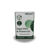 Bionutri Vegan DHA & Vitamin D3 60's
