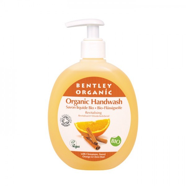 Bentley Organic Organic Handwash Revitalising with Cinnamon, Sweet Orange & Clove Bud 250ml