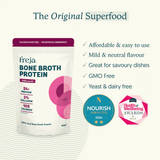 Freja Bone Broth Protein Unflavoured Beef 300g
