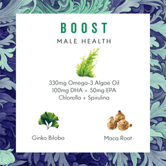 Grass & Co Boost Sea Greens Algae Omega 3 For Men 30s