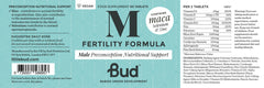 Bud Fertility Formula (Male) 60's