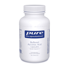 Pure Encapsulations Buffered Ascorbic Acid Capsules Gentle Vitamin C 90s