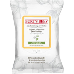 Burts Bees Facial Cleansing Towelettes with Cotton Extract (Sensitive Skin) 30's