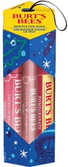 Burts Bees Mistletoe Kiss Lip Balms & Shimmer Gift Set