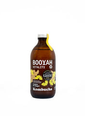 Booyah Vitality Kombucha Lemon & Ginger 24 x 330ml CASE