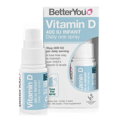 BetterYou Vitamin D 400IU Infant Daily Oral Spray 15ml