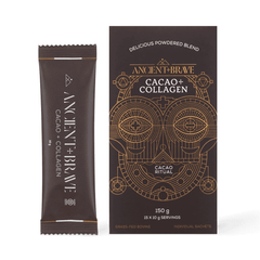 Ancient + Brave Cacao + Collagen Sachets 15 x 10g