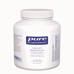 Pure Encapsulations Calcium Magnesium (Citrate/Malate) 180s