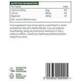 Natures Aid Calcium, Magnesium & Vitamin D3 (Synergistic Formula) 90s