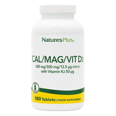 NaturesPlus Cal/Mag/Vit D3 180s