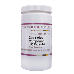 Specialist Herbal Supplies (SHS) Cape Aloe Compound Capsules 100s