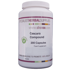Specialist Herbal Supplies (SHS) Cascara Compound Capsules 200s